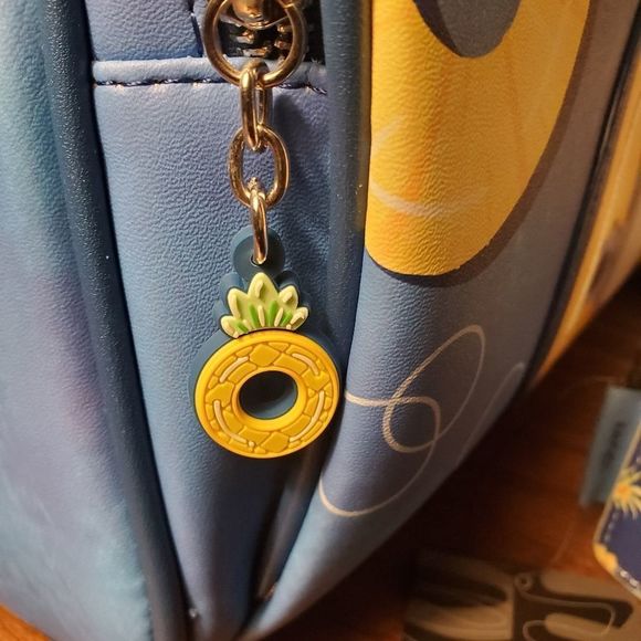 Loungefly stitch pineapple backpack and cardholder